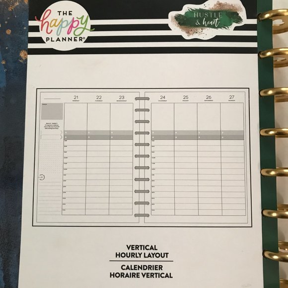 Happy Planner Big - It's a Perfect Day to Start Vertical Hourly 2022 - Picture 15 of 16